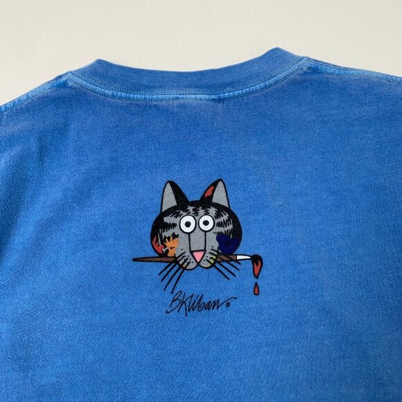 Crazy Shirts Hawaii Cat Artist Graphic Tee S - Picture 4 of 5